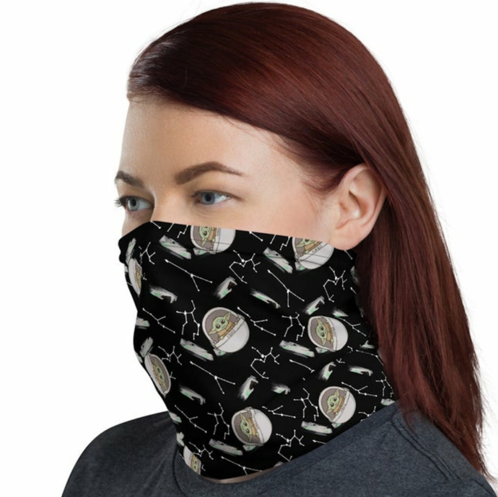 Baby Yoda Constellation Neck Gaiter / Face Cover